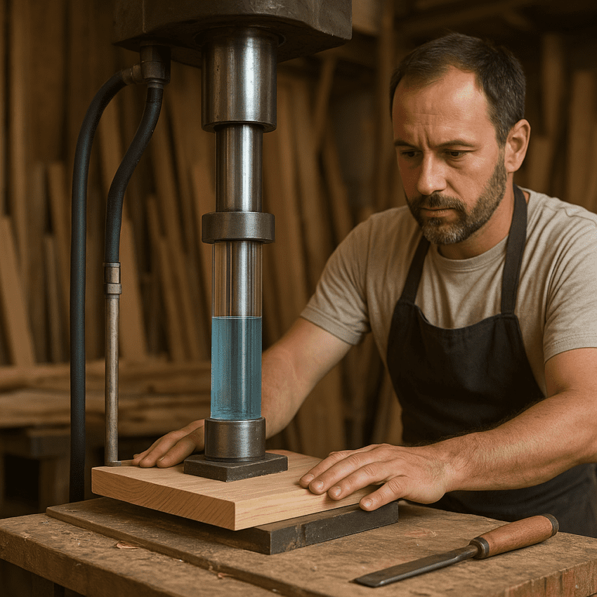 Zastosowanie hydrostatyki w pracy w stolarnii